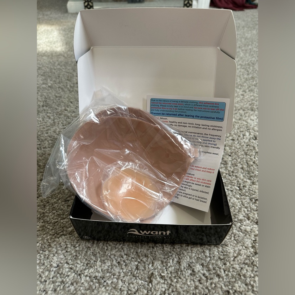 Nude Colored Adhesive Bra- BRAND NEW